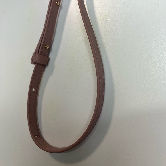 SAMARA Medium Vegan Leather Shoulder Crossbody Bag Peony Pink New W/O Tags - Picture 9 of 11